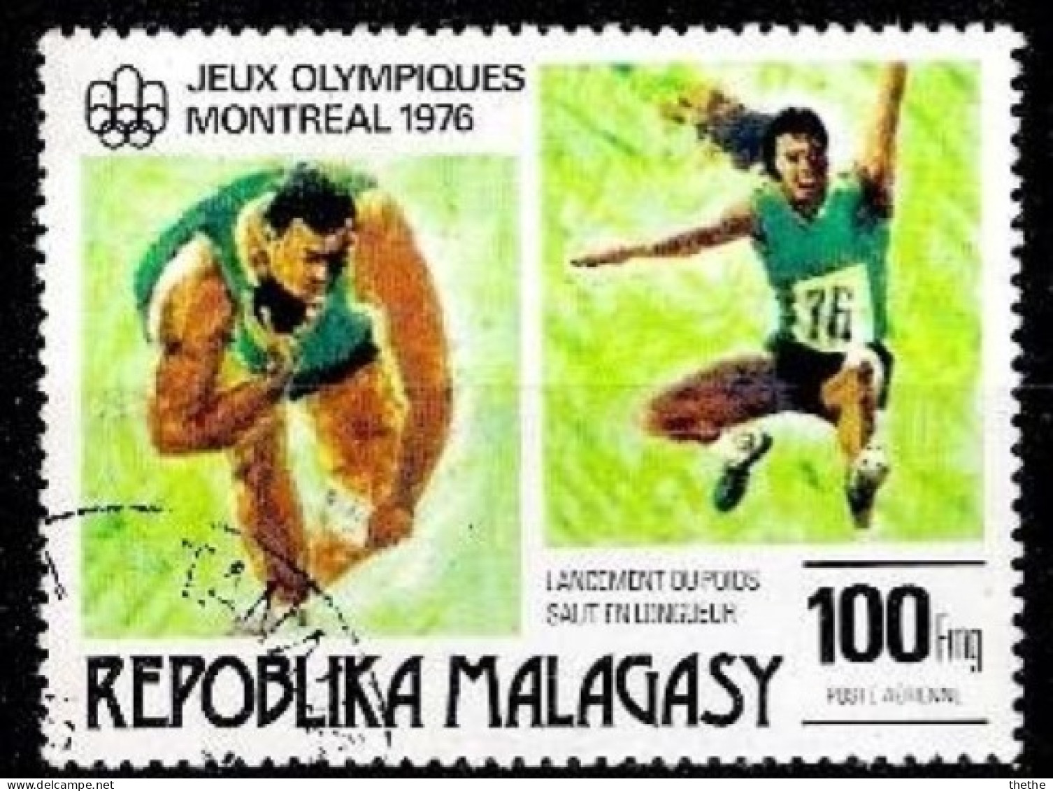 MADAGASCAR - Boxe Et Saut En Longueur -   Jeux Olympiques D'été 1976 - Montréal - Estate 1976: Montreal