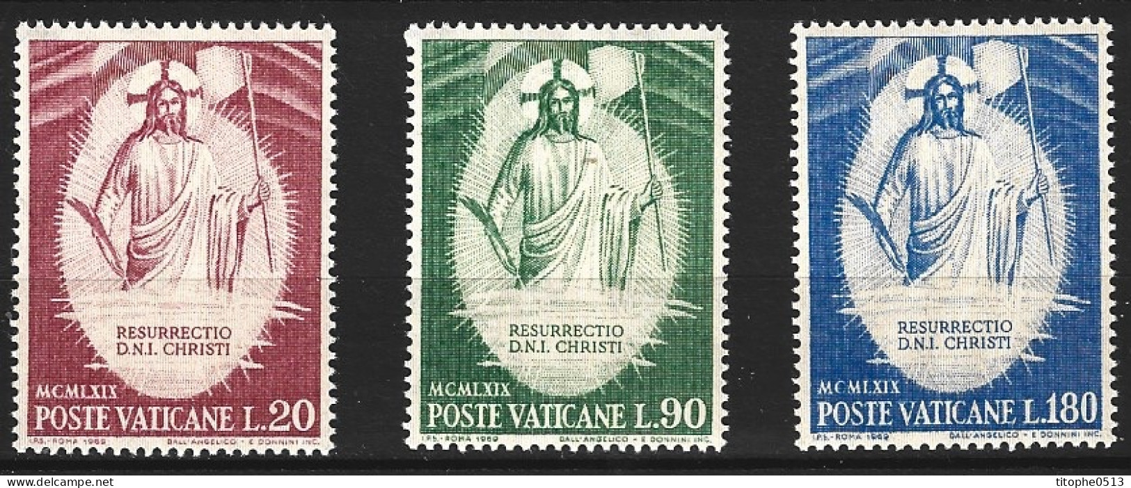 VATICAN. N°485-7 De 1969. Pâques/Fra Angelico. - Easter