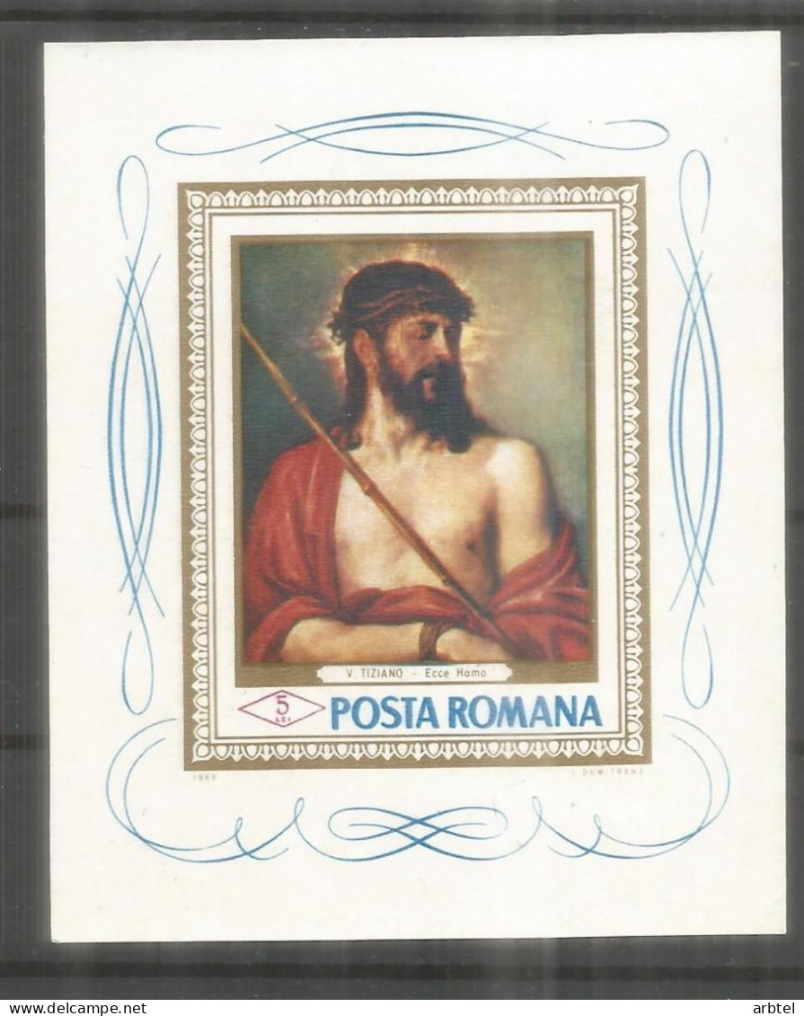 RUMANIA HOJITE SIN DENTAR ECCE HOMO TIZIANO TITIANO - Religión