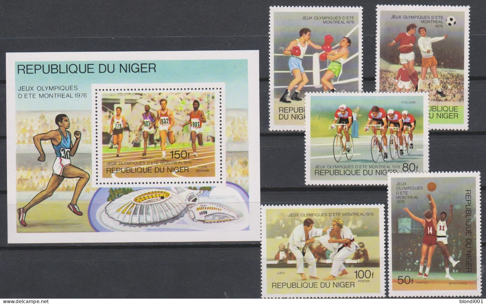 Olympics 1976 - Judo - NIGER - S/S+Set Perf. MNH - Estate 1976: Montreal