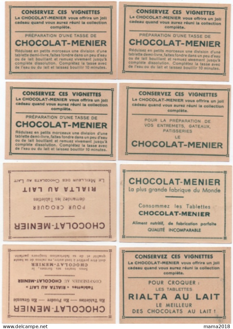 Cinquante deux  images  MENIER  Chocolat _ Cacao etc