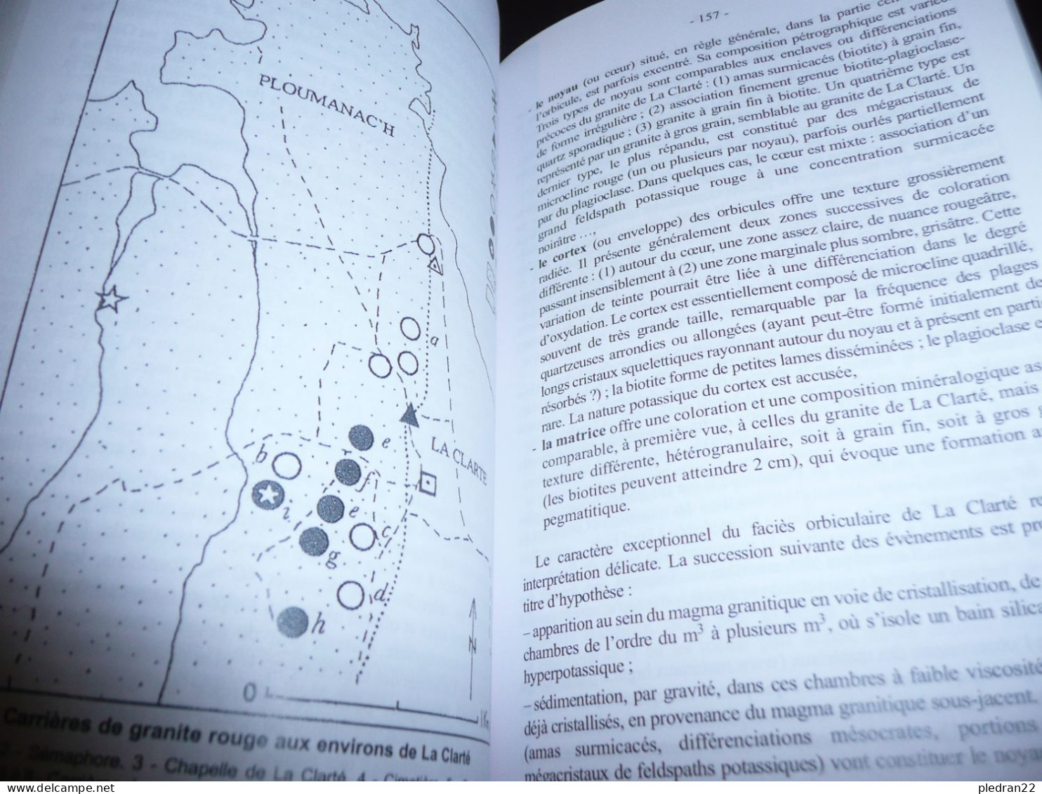 BRETAGNE COTES DU NORD D'ARMOR PERROS GUIREC BRGM CARTE GEOLOGIQUE 1/50 000 SERVICE GEOLOGIQUE NATIONAL 2015 - Bretagne