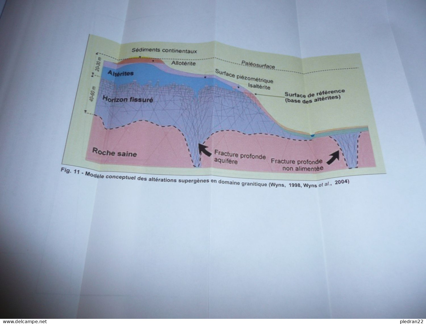 BRETAGNE COTES DU NORD D'ARMOR PERROS GUIREC BRGM CARTE GEOLOGIQUE 1/50 000 SERVICE GEOLOGIQUE NATIONAL 2015