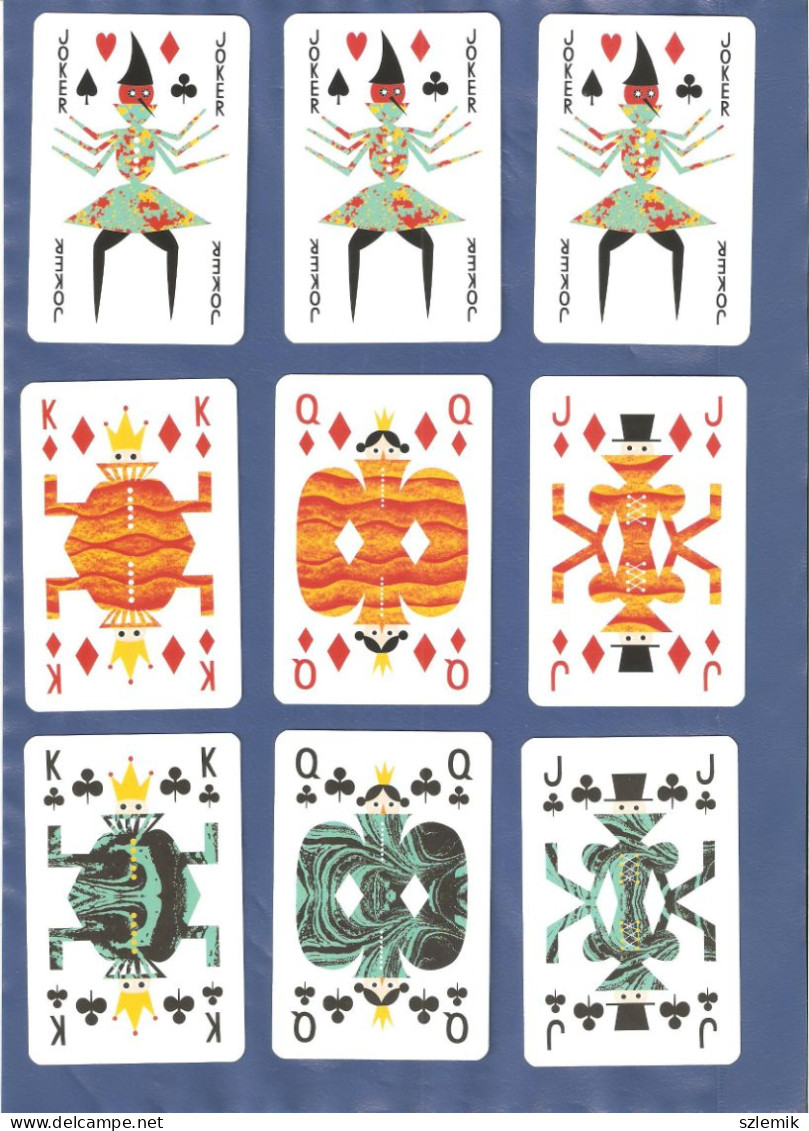 Playing Cards 52 + 3 Jokers.  IKEA    TREFL  For SWEDEN - 2014 - 54 Kaarten