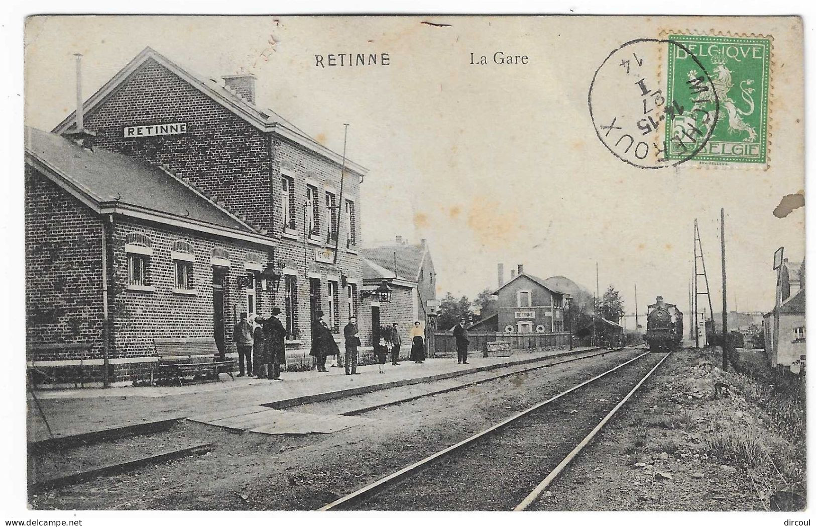 56018  -  Retinne  La  Gare   Train - Soumagne