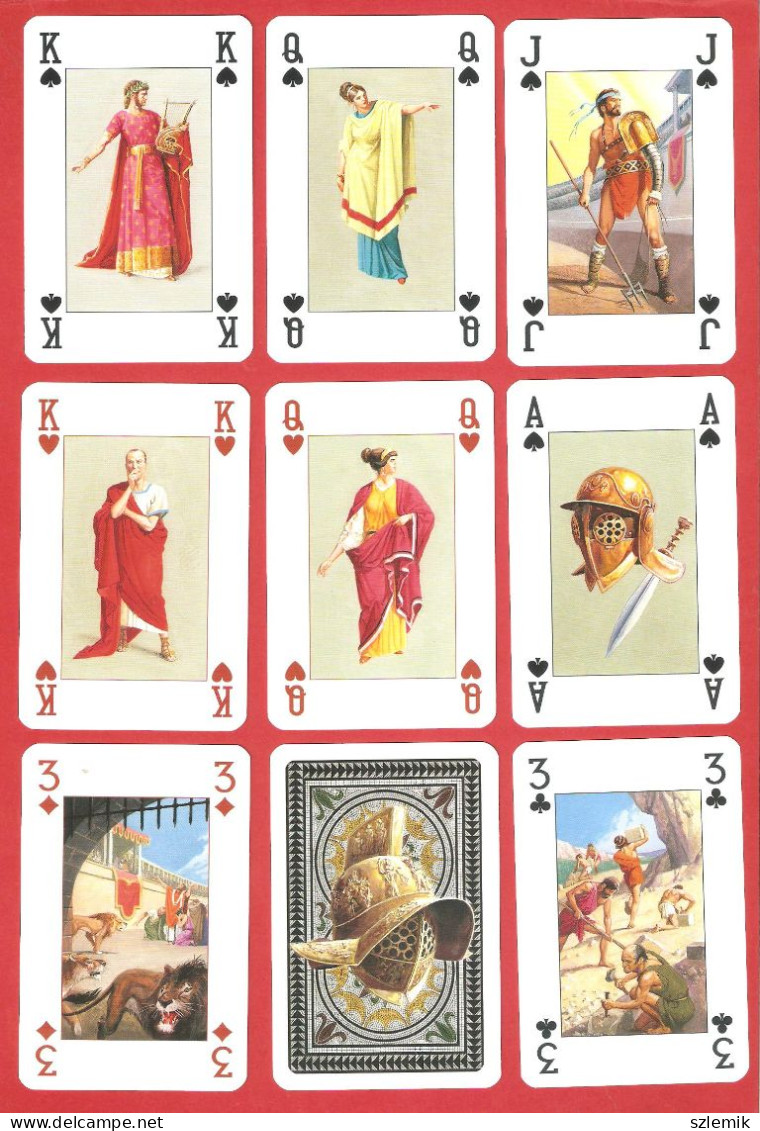 Playing Cards 52 + 3 Jokers.  LO SCARABEO  Coloseum     2006 - 54 Cards