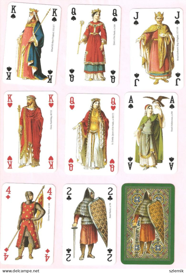 Playing Cards 52 + 3 Jokers.  LO SCARABEO  MIDDLE  AGES   2006 - 54 Kaarten