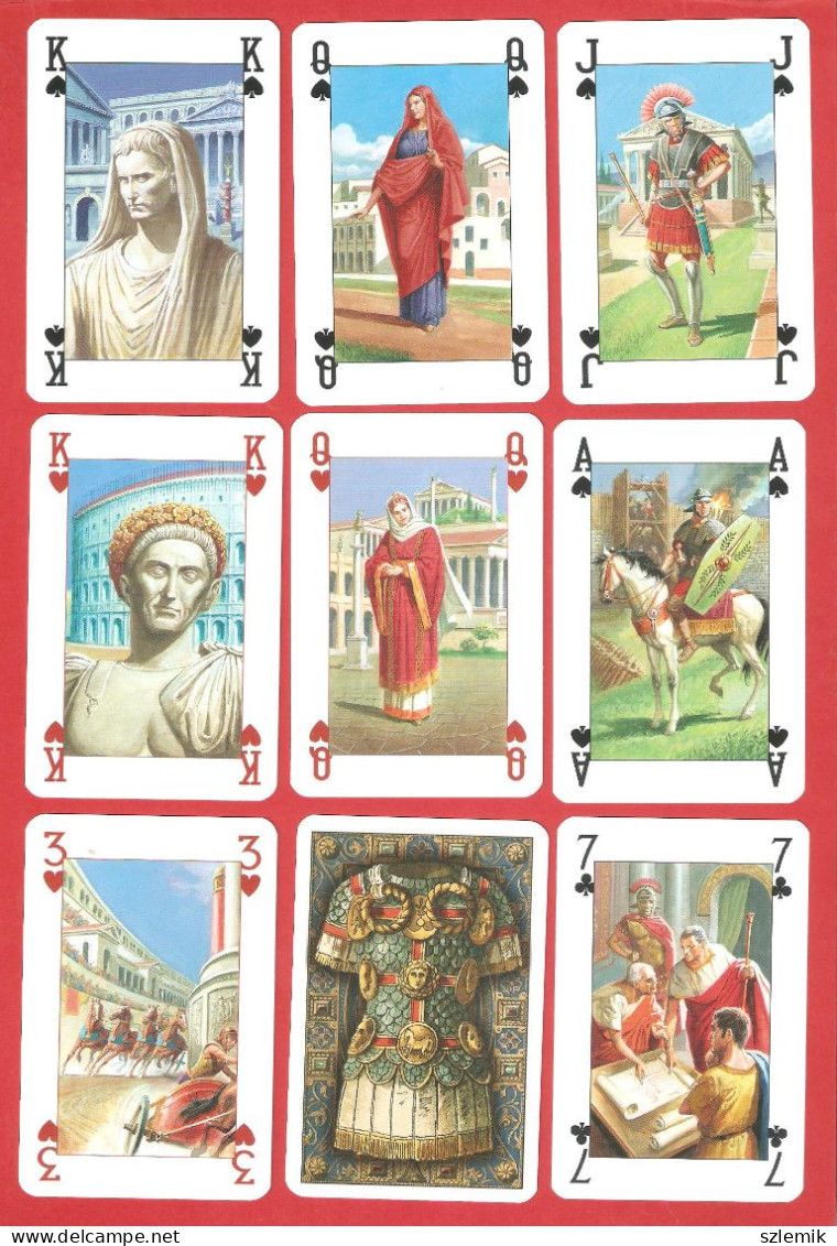 Playing Cards 52 + 3 Jokers.  LO SCARABEO  ANCIENT  ROME   2006 - 54 Cards