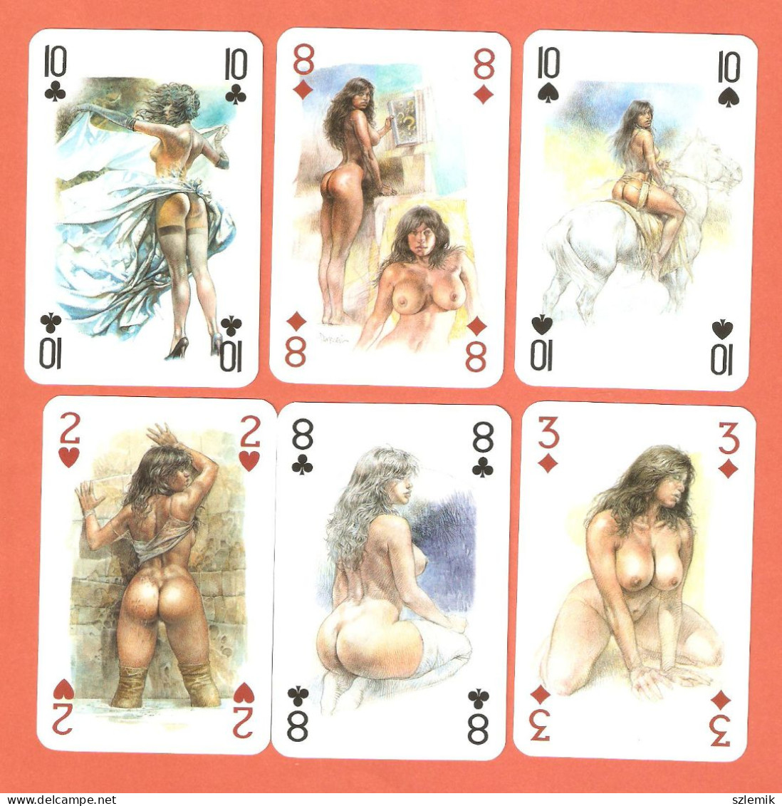 Playing Cards 52 + 3 Jokers.  LO SCARABEO  SERPIERI   PIN-UP  2006 - 54 Cards