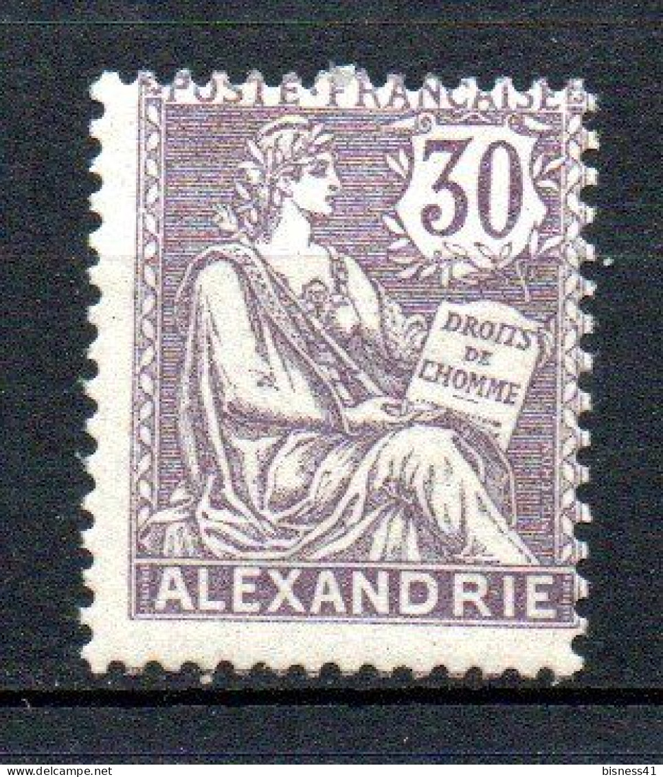 Col41 Colonies Alexandrie N° 28 Neuf X MH Cote  11,00€ - Neufs