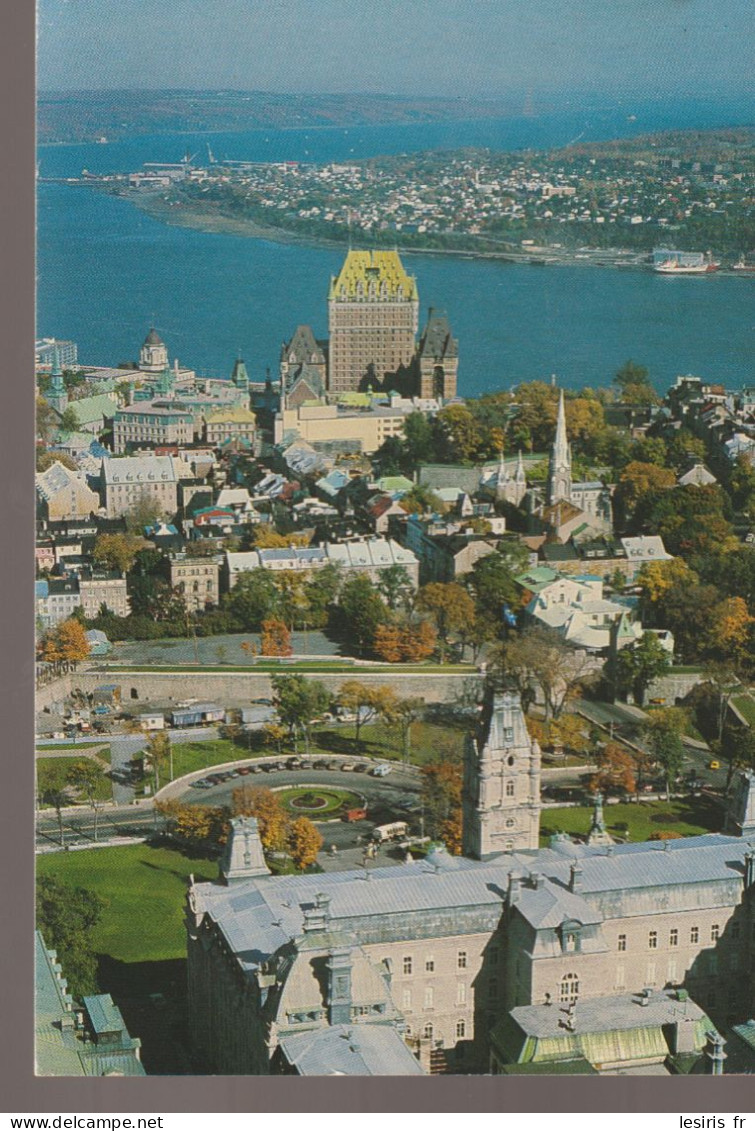 C.P. - PHOTO - QUEBEC - UNE VUE PARTIELLE DU PARLEMENT DU QUEBEC - VIEUX QUEBEC - POINTE DE LEVIS - L'ILE D'ORLEANS  - H - Québec - La Cité