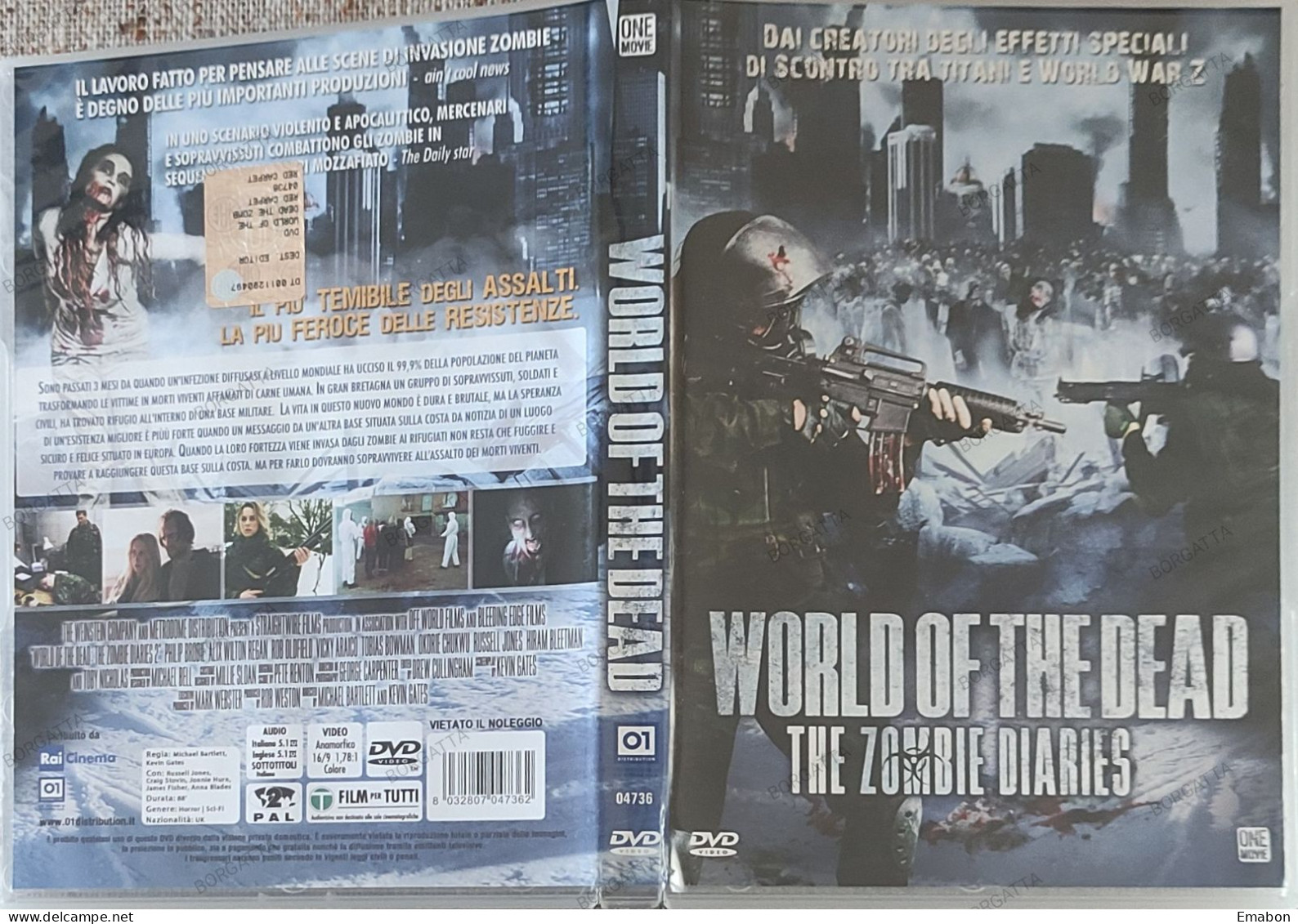 BORGATTA - HORROR - Dvd WORLD OF THE DEAD THE ZOMBIE DIARIES - PAL 2 - 01DISTRIBUTION - USATO In Buono Stato - Horror