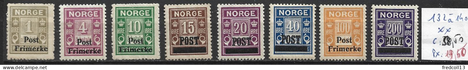 NORVEGE 132 à 40 ** Côte 58.50 € - Ongebruikt