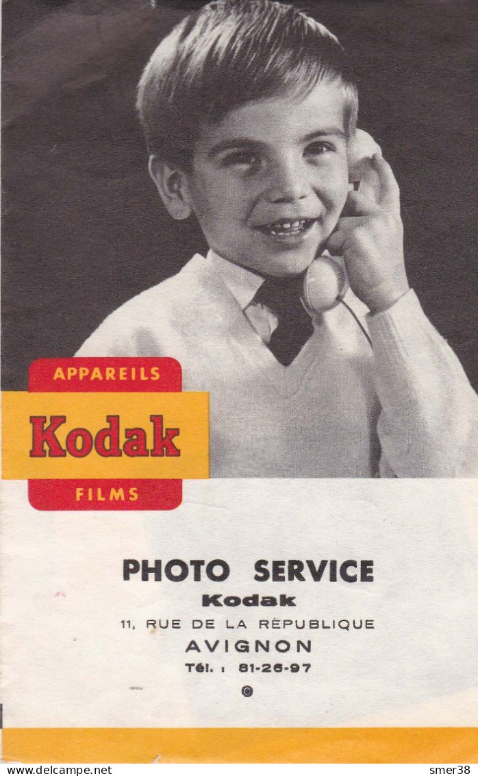Pochette Photos - Kodak - Photo Service 11 Rue De La Republique AVIGNON - Matériel & Accessoires