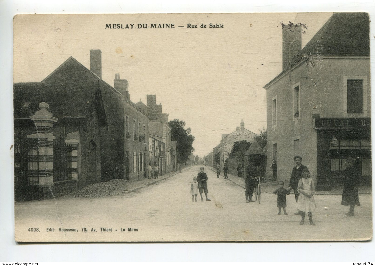 Meslay Du Maine Mayenne Rue De Sablé - Meslay Du Maine