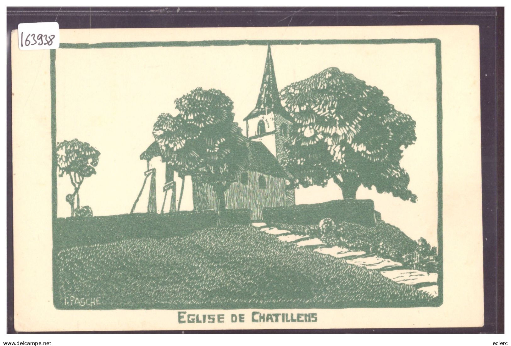 DISTRICT D'ORON - CHÂTILLENS - L'EGLISE - TB - Châtillens