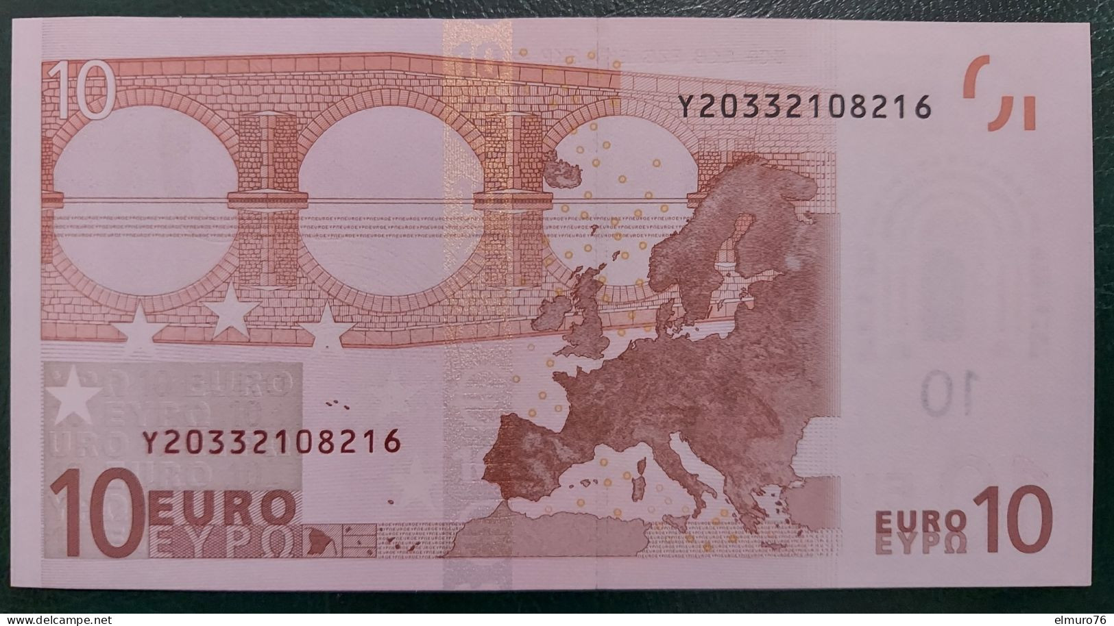 10 EURO N015D3 Greece Trichet Serie Y20 Perfect UNC - 10 Euro
