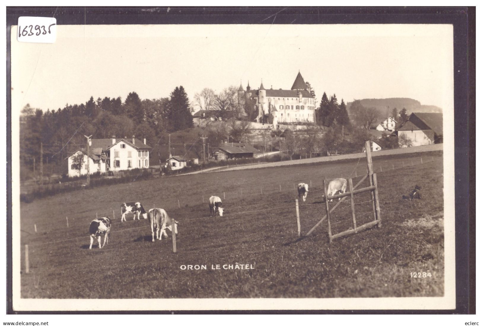 DISTRICT D'ORON - ORON LE CHATEL - VACHES - TB - Oron