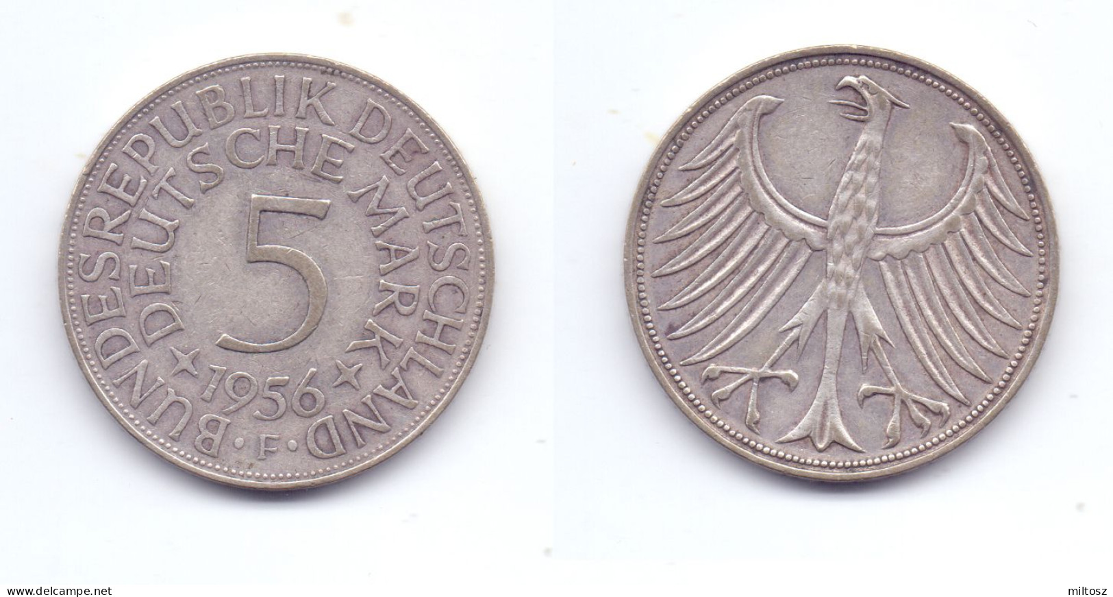 Germany 5 Mark 1956 F - 5 Mark