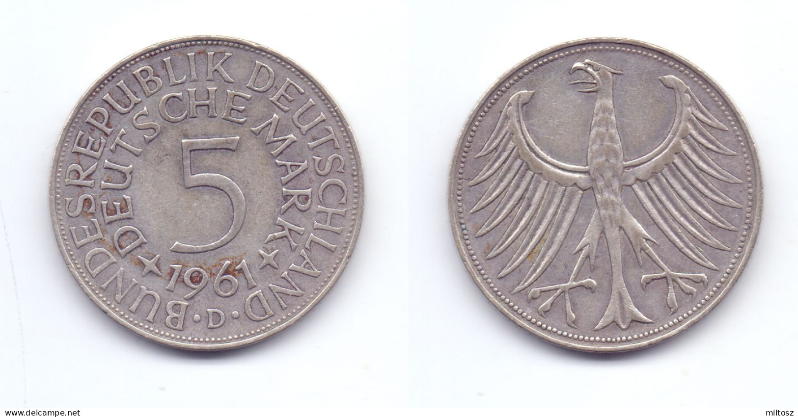 Germany 5 Mark 1961 D - 5 Mark