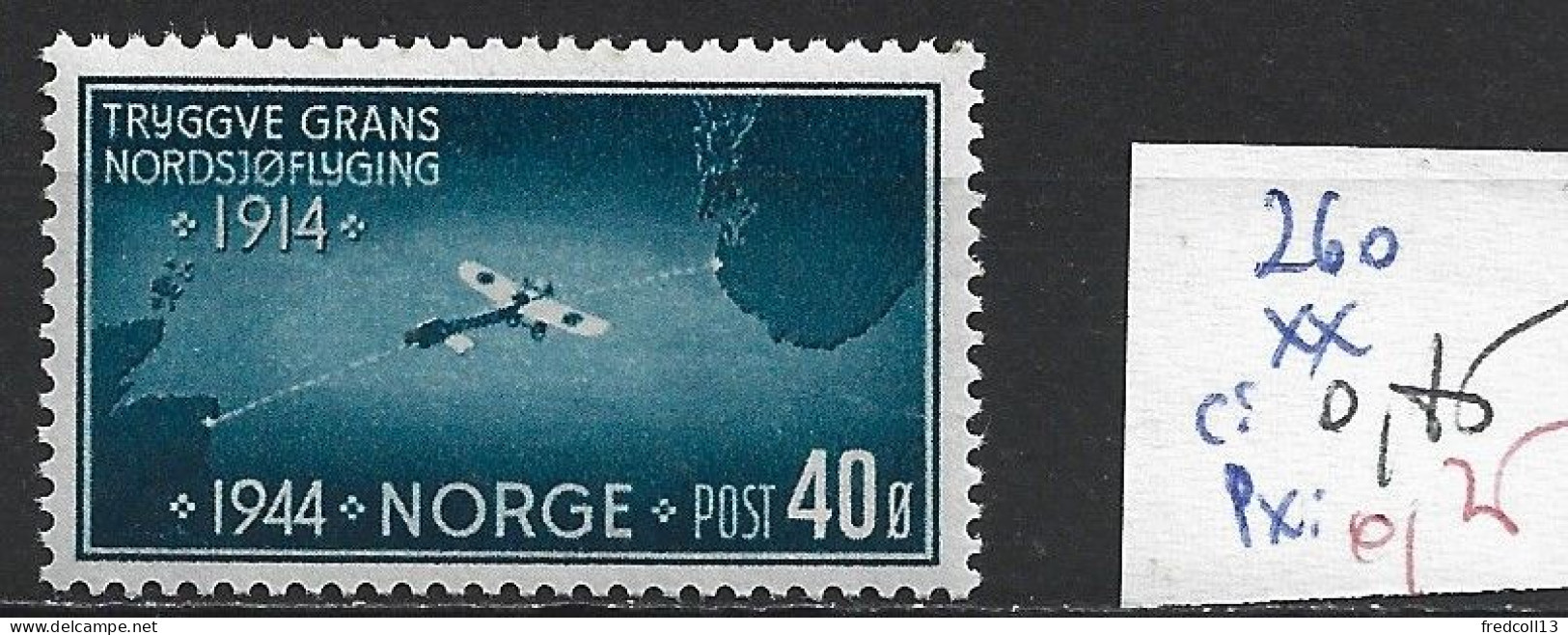 NORVEGE 260 ** Côte 0.85 € - Unused Stamps