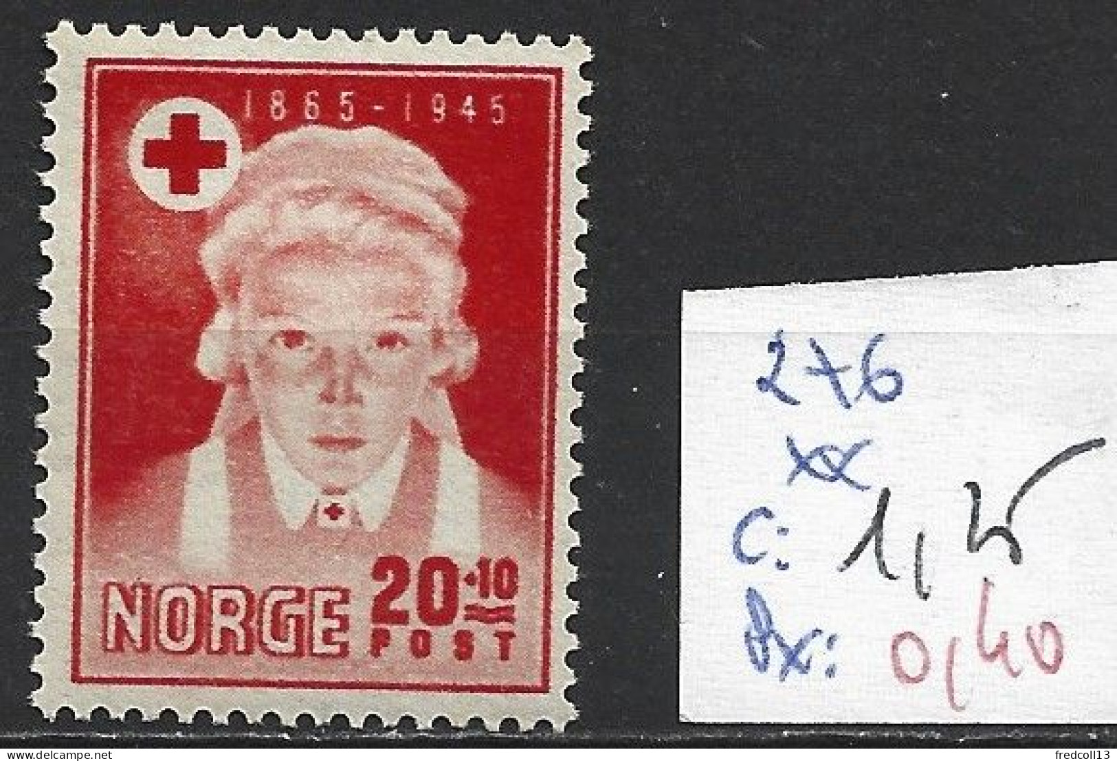 NORVEGE 276 ** Côte 1.25 € - Unused Stamps