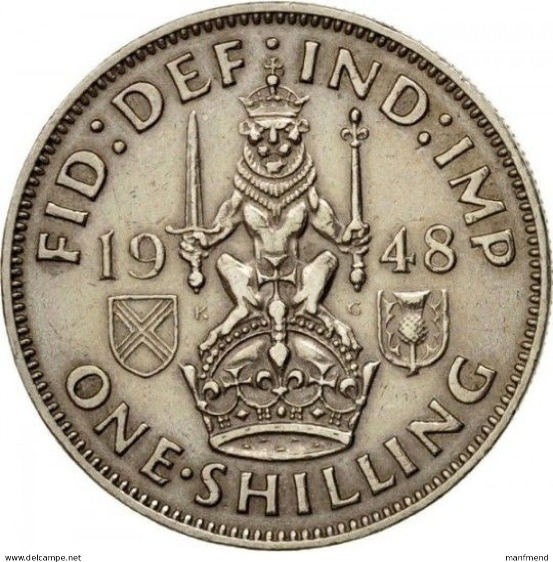 Great Britain - 1948 - KM 864 - 1 Shilling  - XF - I. 1 Shilling