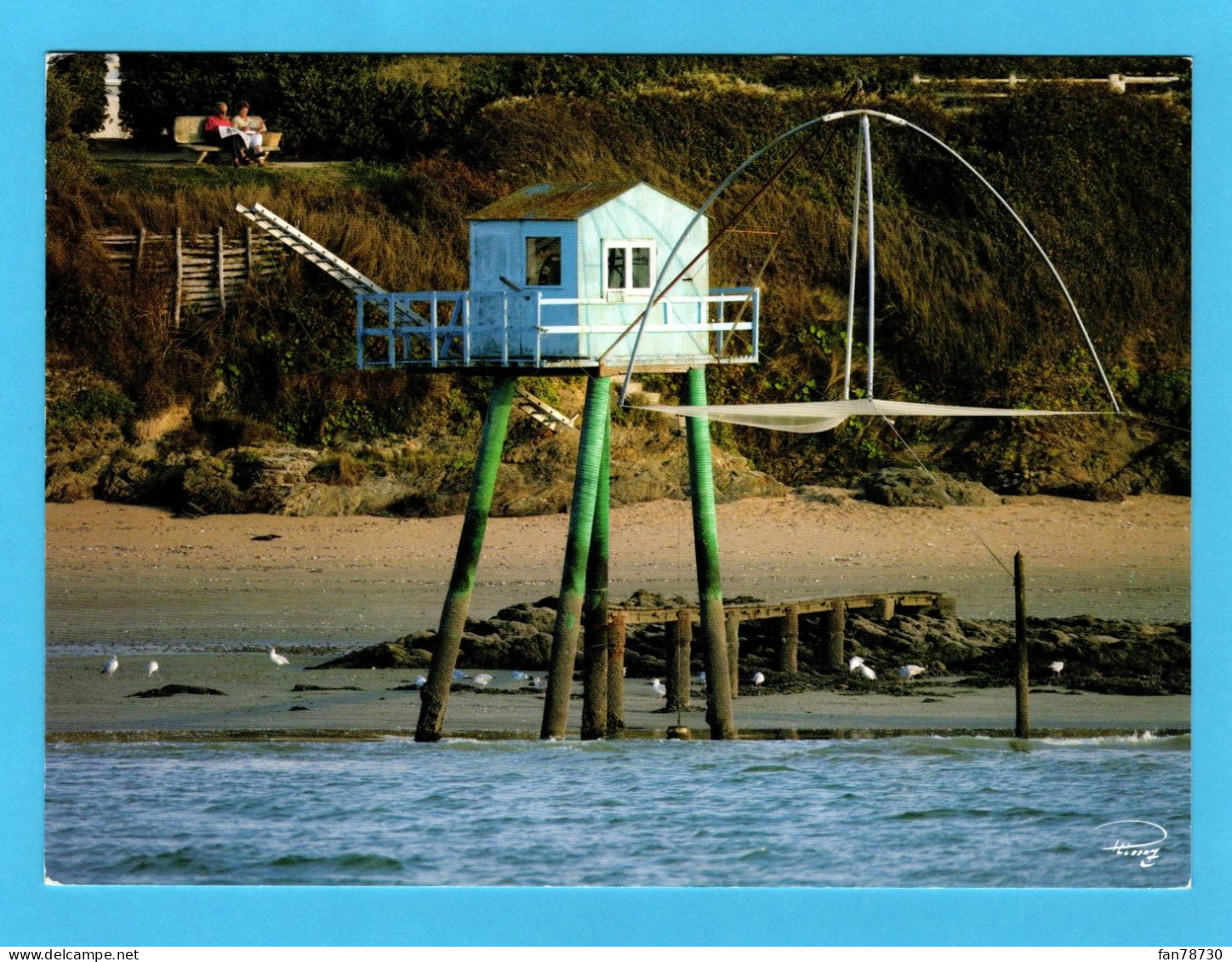 France - Pêcherie à La Plaine-sur-Mer (Loire Atlantique) - Photo Ph. Plisson - Frais Du Site Déduits - La-Plaine-sur-Mer