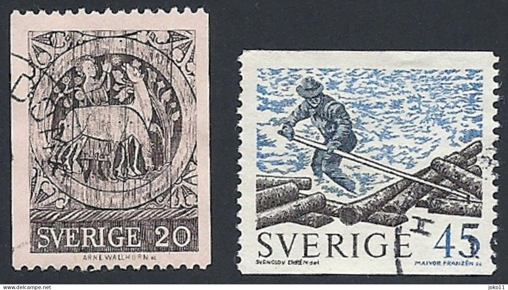Schweden, 1970, Michel-Nr. 665-666, Gestempelt - Gebruikt