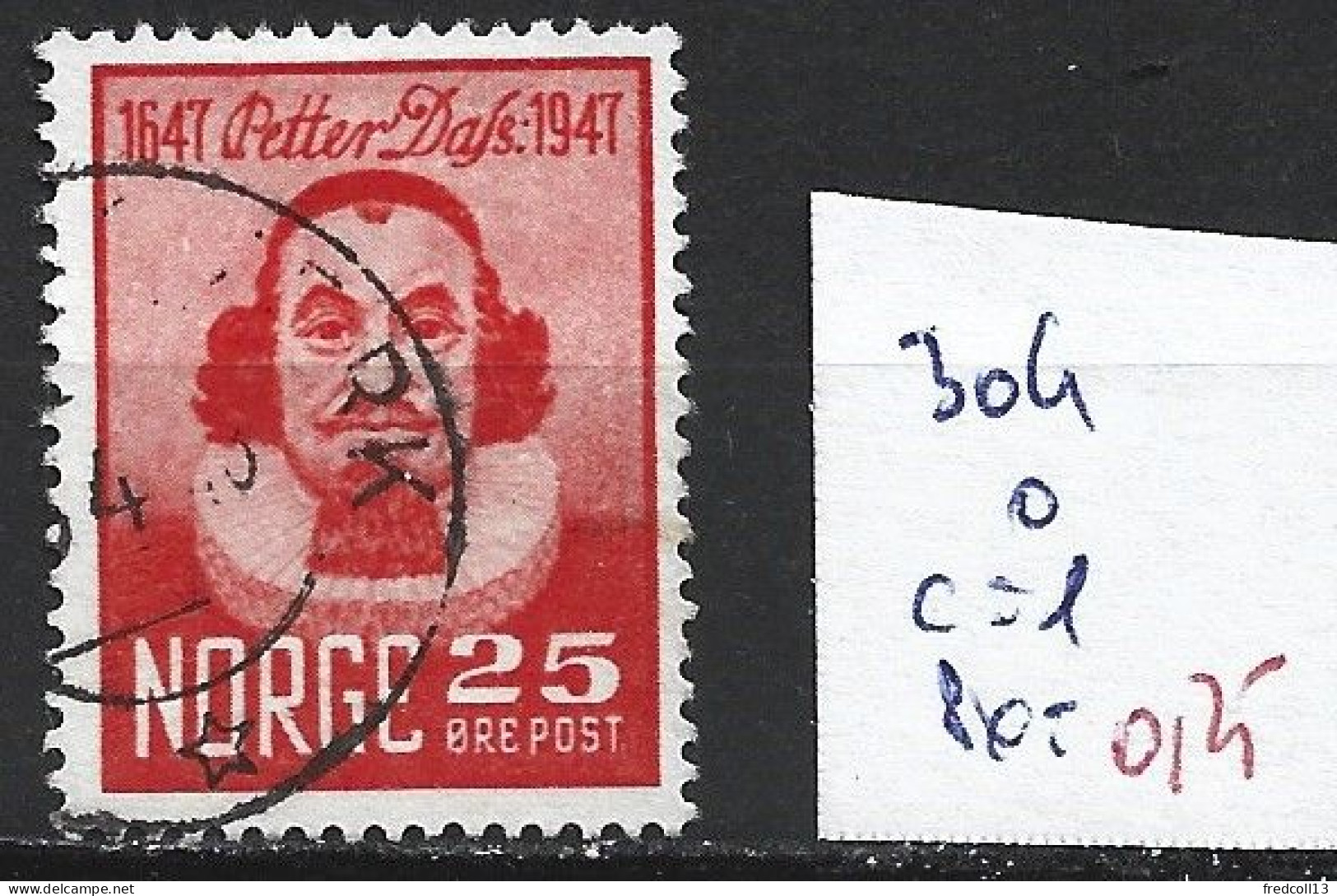 NORVEGE 304 Oblitéré Côte 1 € - Used Stamps