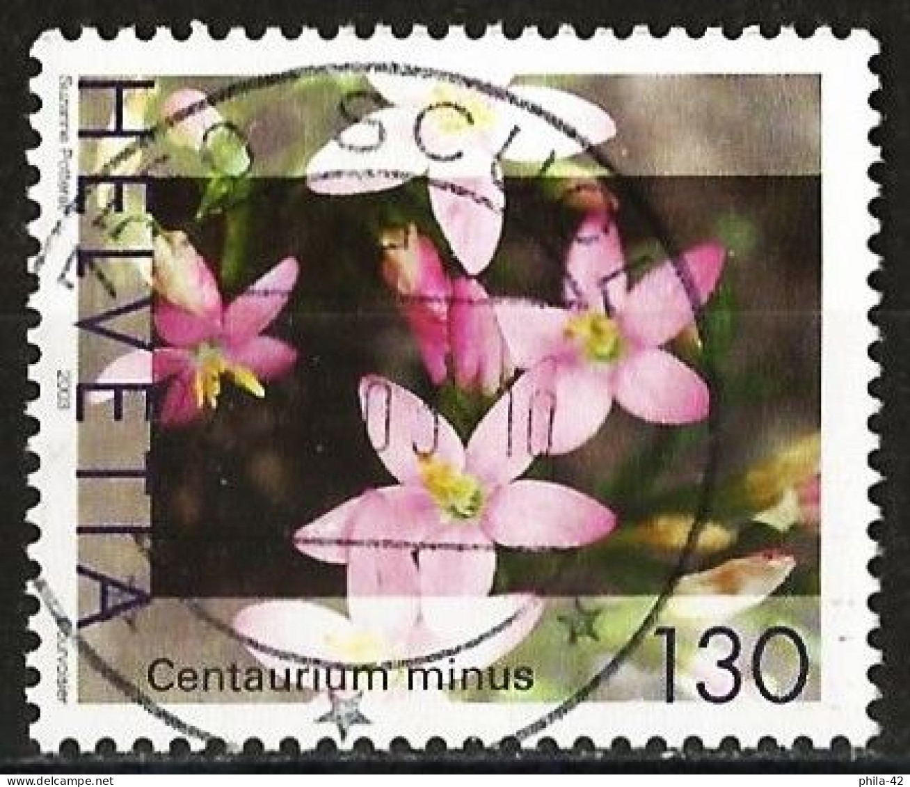 Switzerland 2003 - Mi 1824 - YT 1749 ( Medicinal Plant : Centaury ) - Piante Medicinali