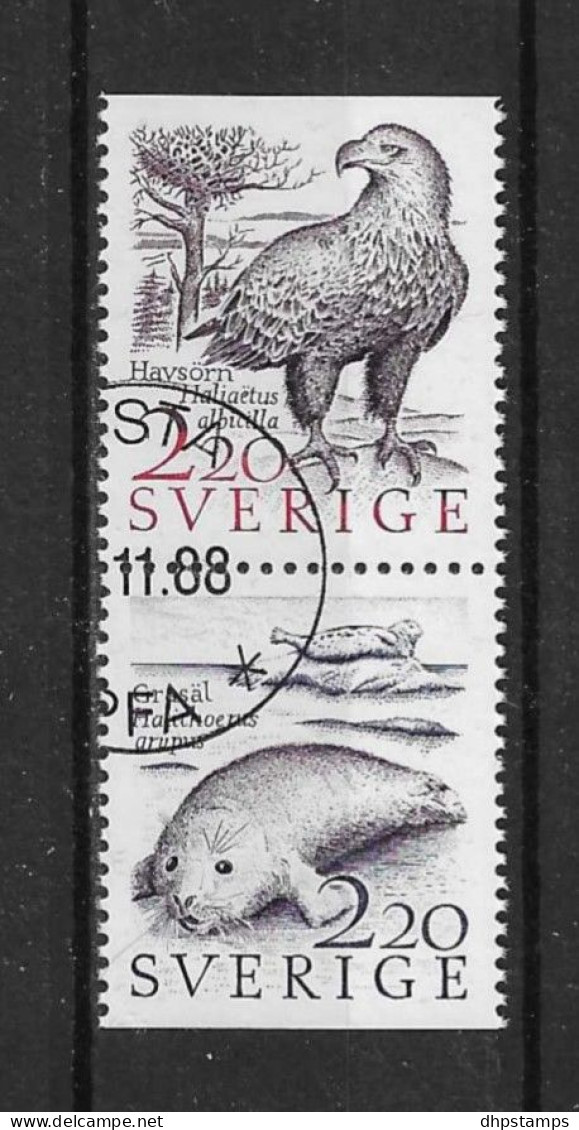 Sweden 1988 Fauna Pair Y.T. 1455a (0) - Used Stamps