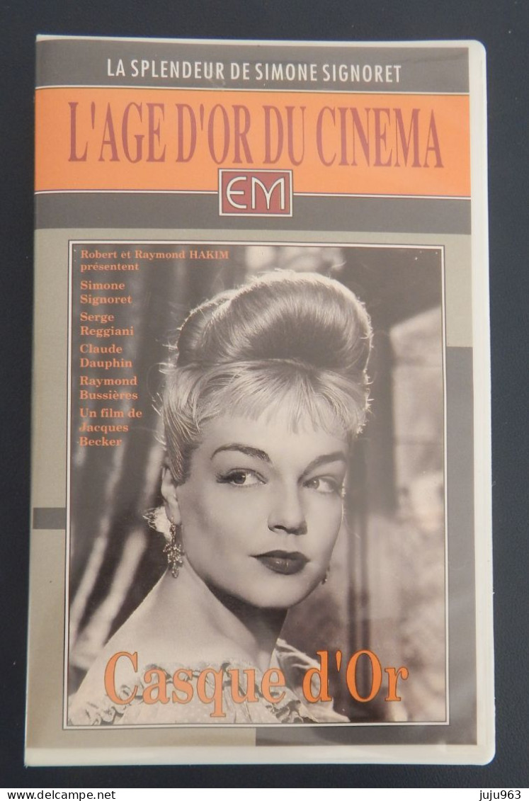VHS CASQUE D OR DE JACQUES BECKER ANNEE 1952 VOIR 2 SCANS - Drame