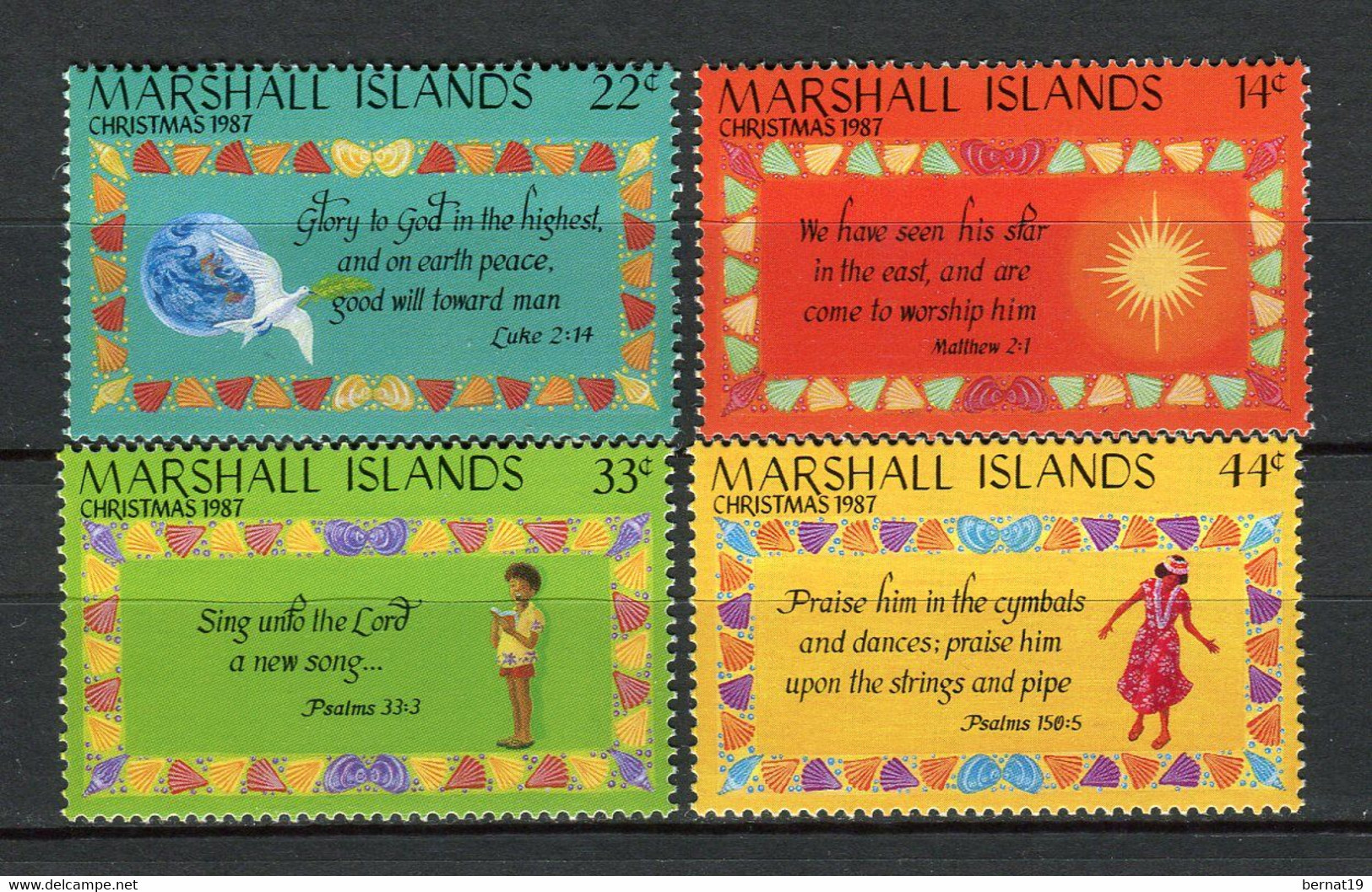 Marshall Islands 1987. Yvert 164-67 ** MNH. - Marshallinseln