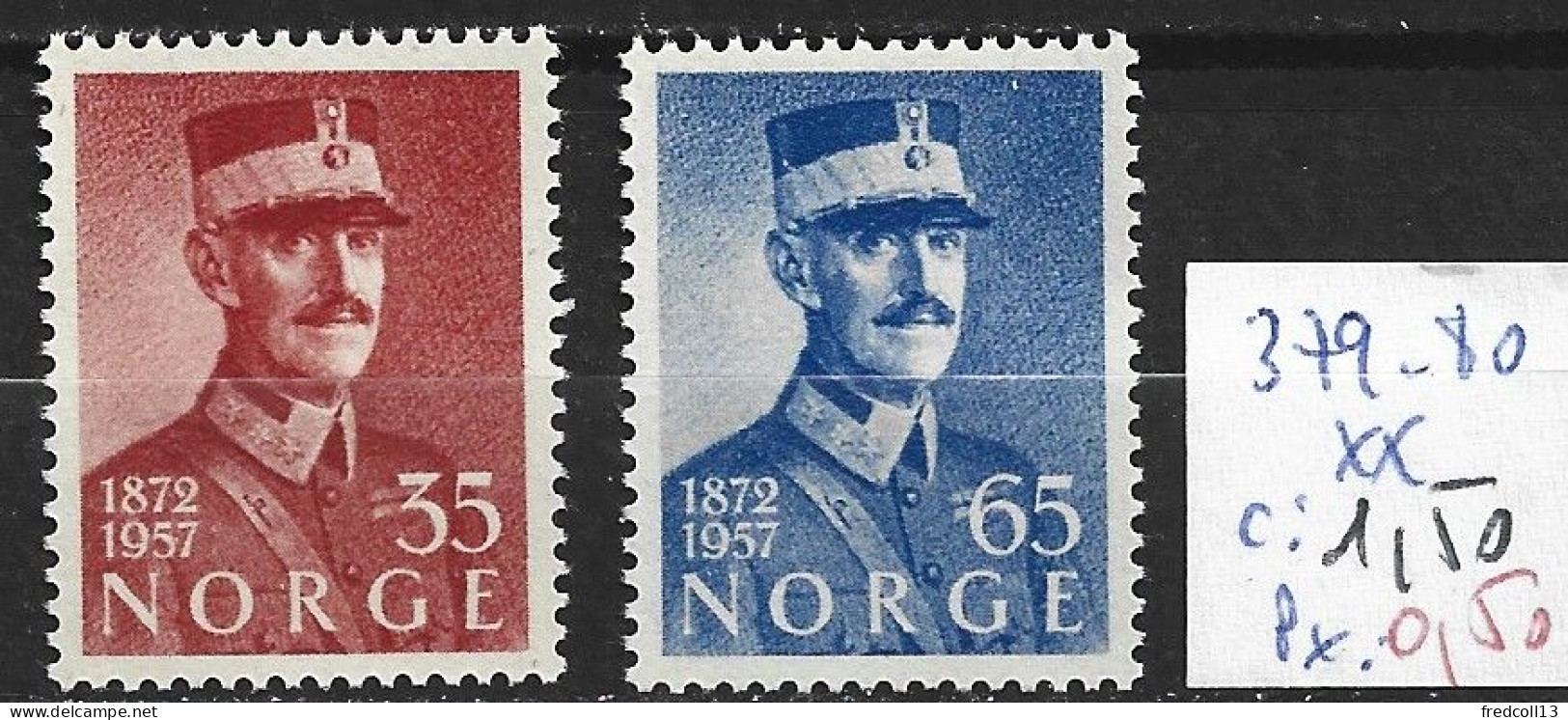 NORVEGE 379-80 ** Côte 1.50 € - Unused Stamps