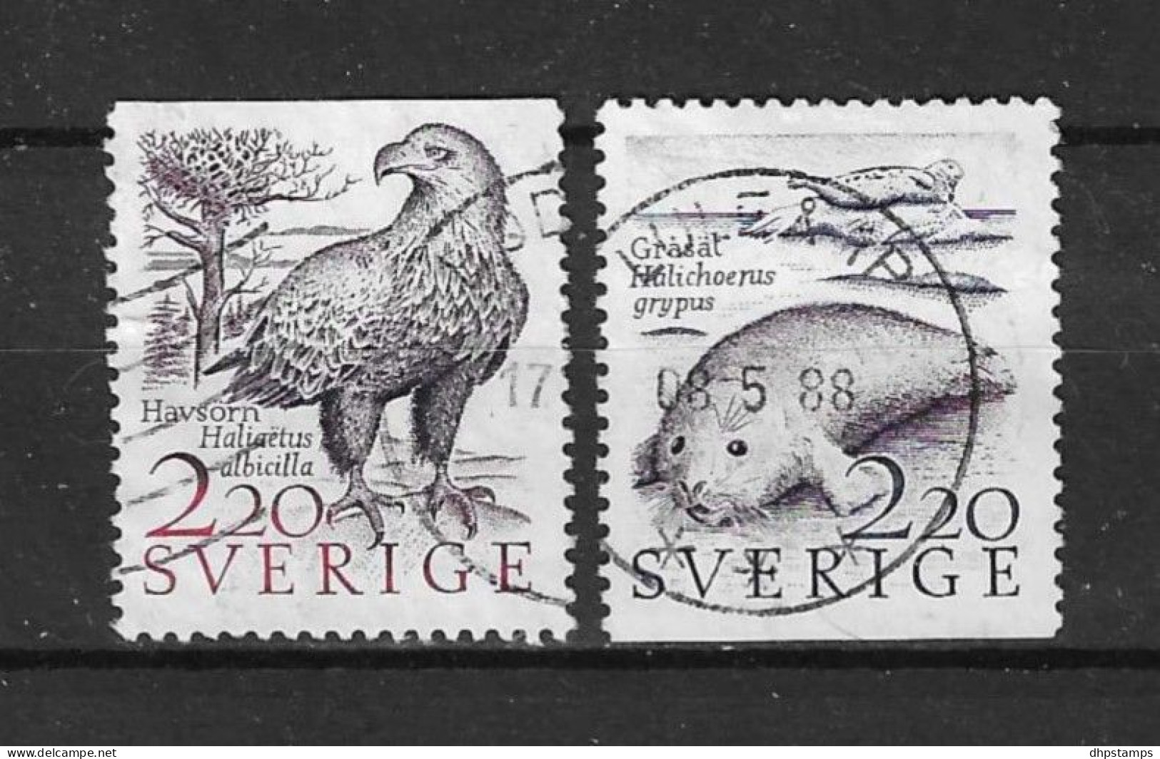 Sweden 1988 Fauna Y.T. 1455/1456 (0) - Usados