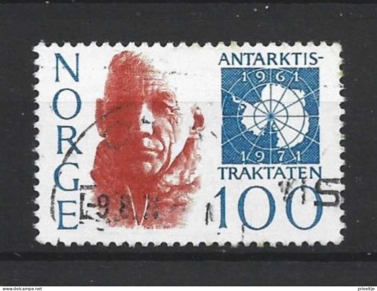 Norway 1971 Antarctic Treaty Y.T. 585 (0) - Gebruikt