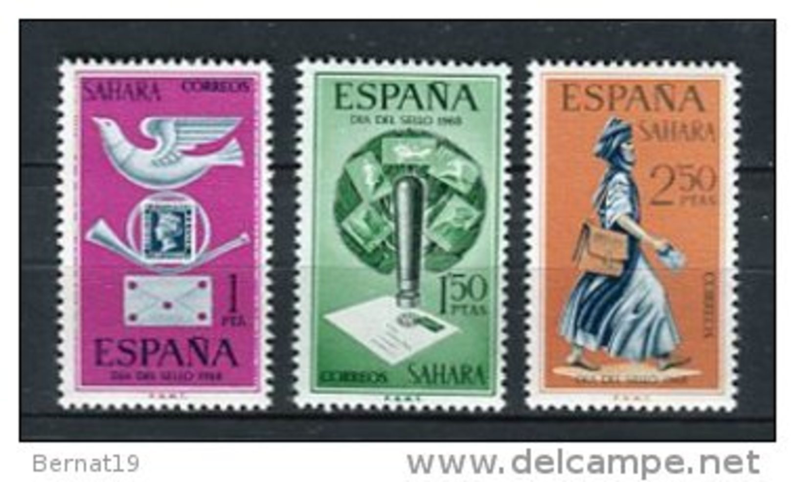 Sahara 1968, Edifil 268-70 ** MNH. - Spanische Sahara