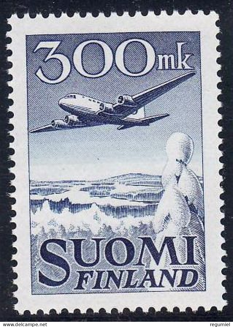 Finlandia Aereo  3. ** MNH.1950 - Nuovi