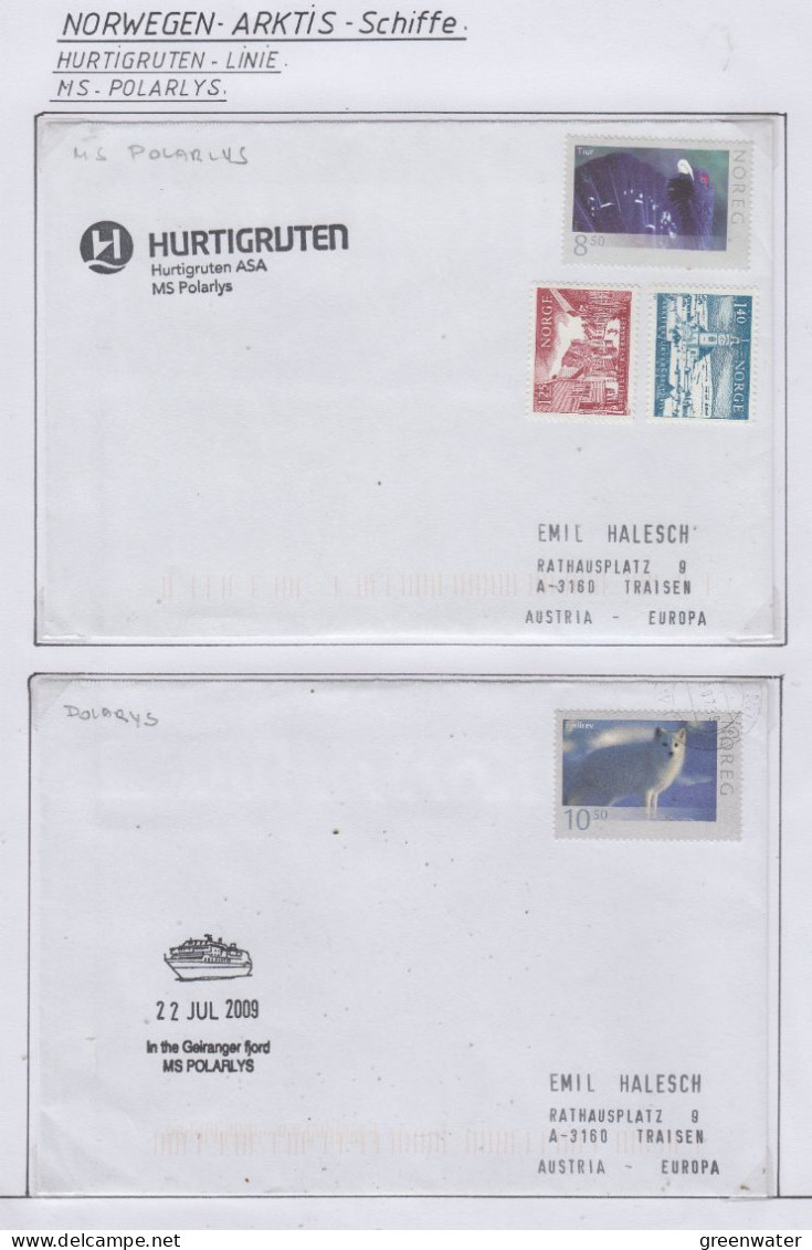 Norway Hurtigruten MS Polarlys 2 Covers (HI192A) - Polareshiffe & Eisbrecher