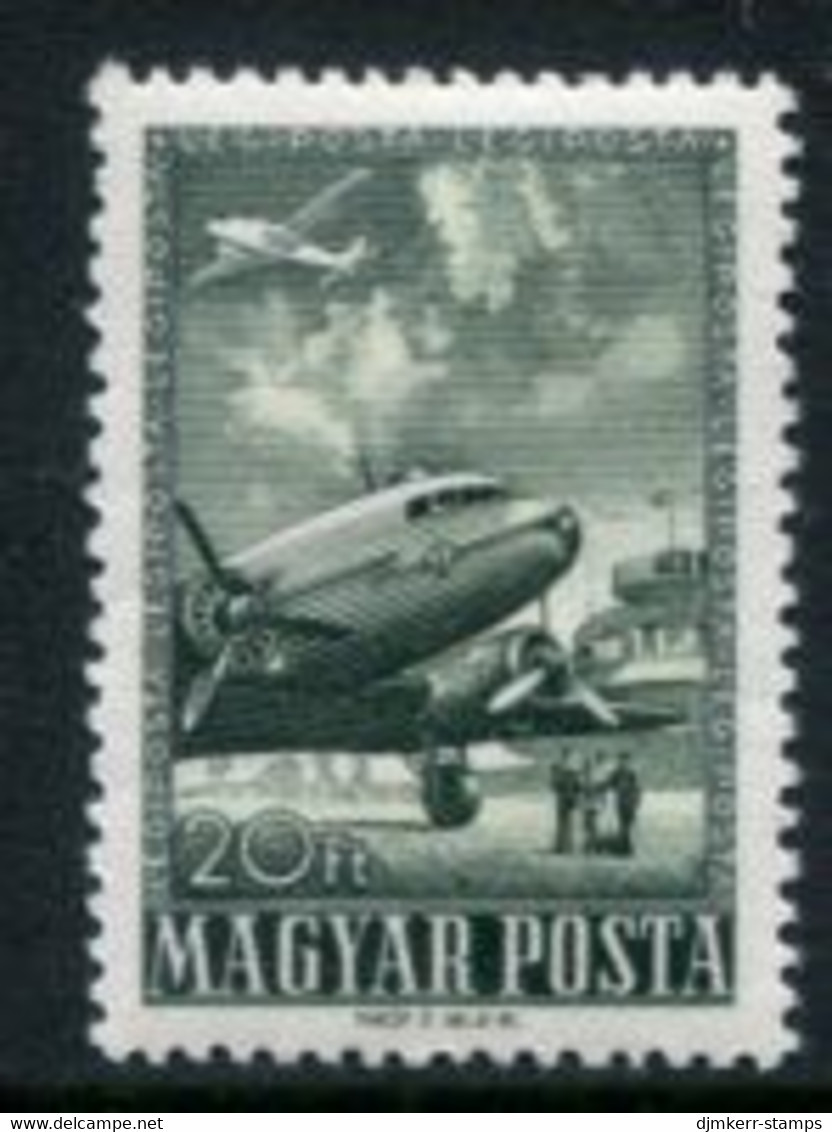 HUNGARY 1957 Airmail Definitive 20 Ft.  MNH / **.  Michel 1496 - Ungebraucht