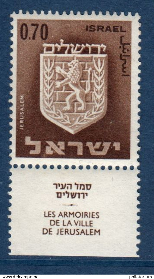 Israël, **, Yv 284, Mi 336x, SG 307, - Nuovi (con Tab)