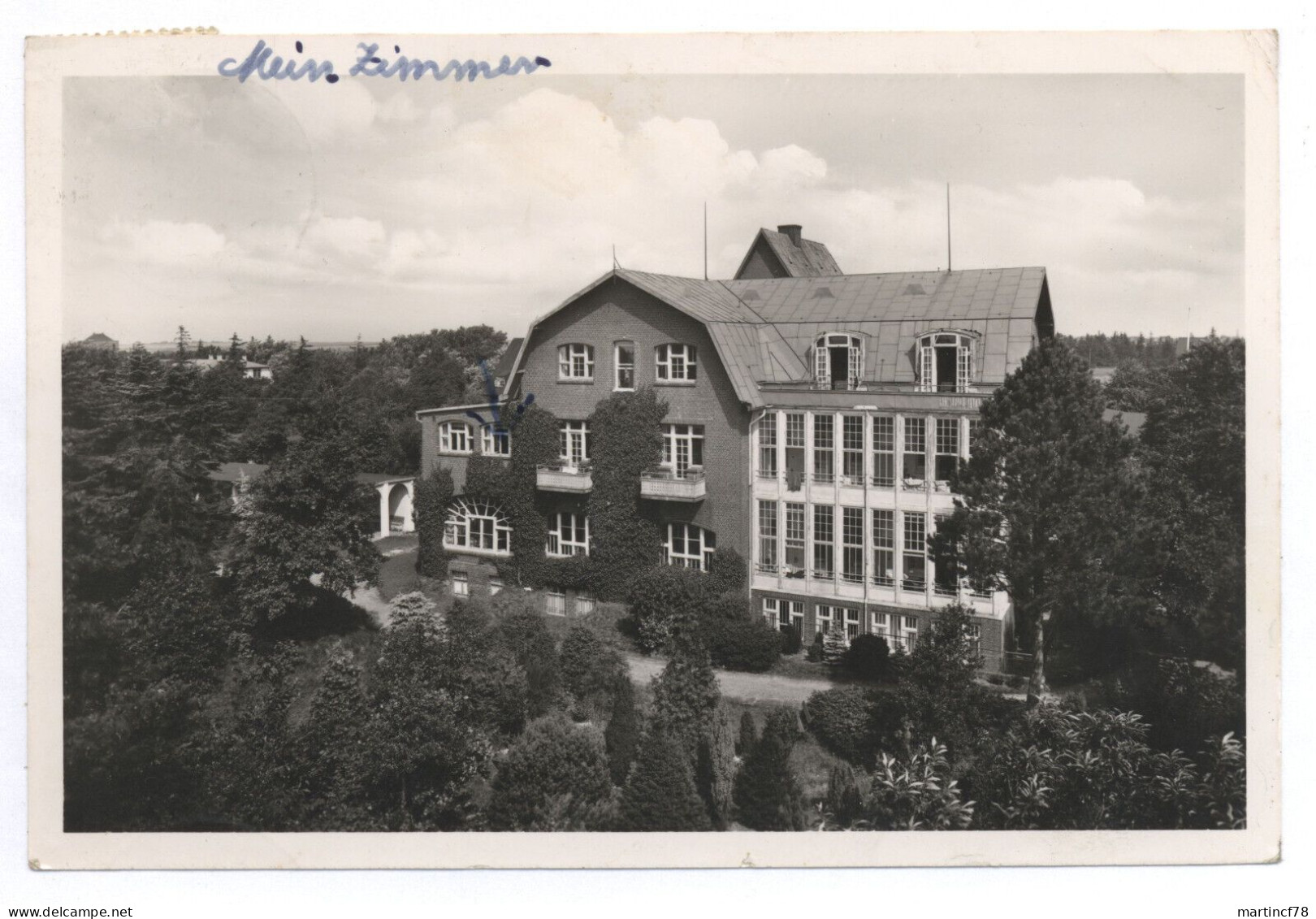 2270 Nordsee Sanatorium Südstrand Wyk Föhr Kurhaus Gel. 1950 - Föhr