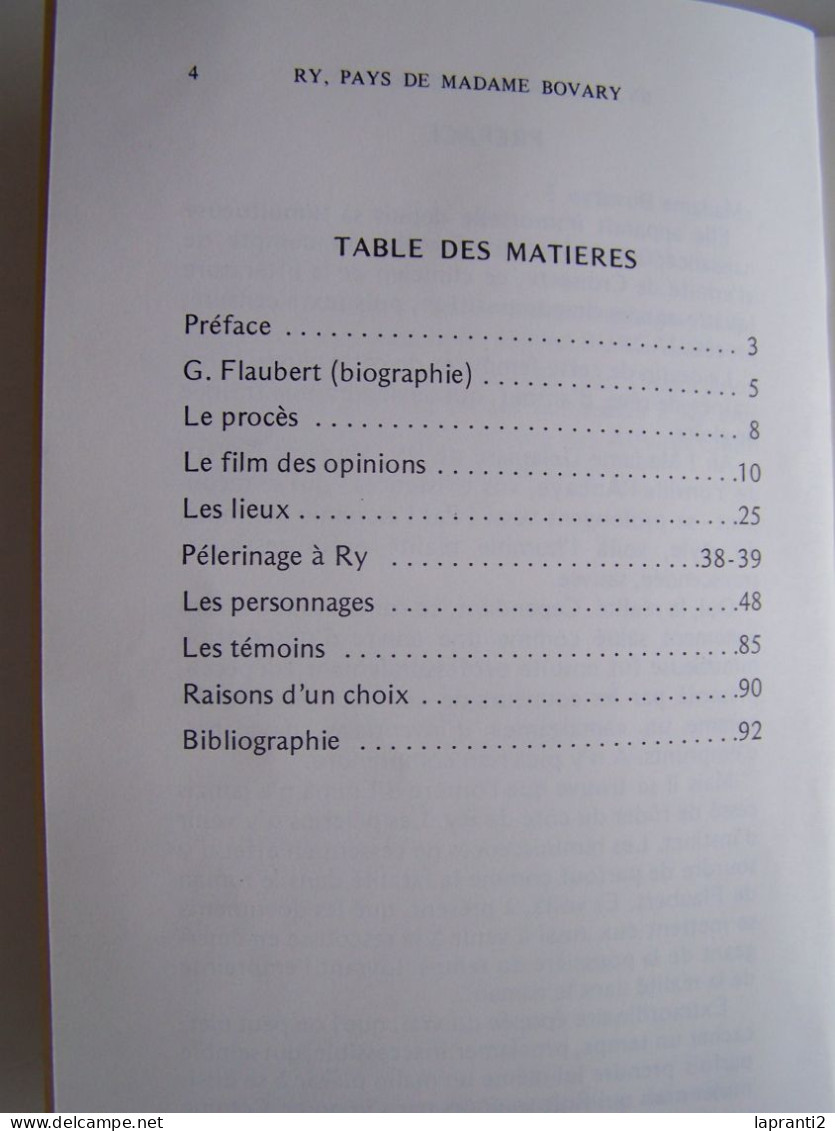 RYE. SEINE MARITIME. L'HISTOIRE. LA LITTERATURE. "RYE, PAYS DE MADAME BOVARY" - Normandie