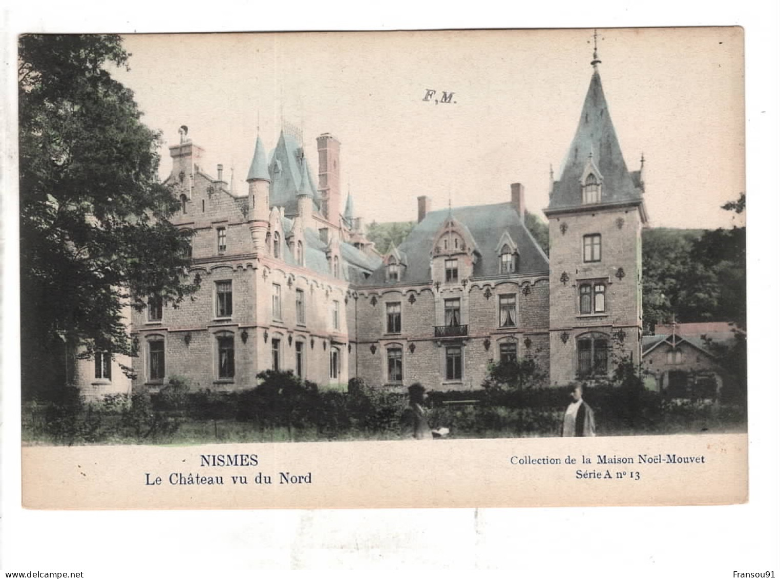 Nismes Château Vu Du Nord - Viroinval