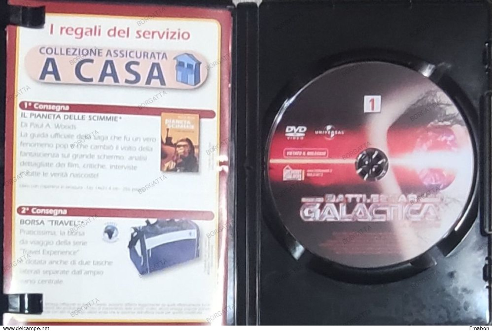 BORGATTA - FANTASCIENZA - DVD BATTLESTAR GALACTICA LA MINISERIE - PAL 2 - HOBBY&WORK 2008- USATO In Buono Stato - Science-Fiction & Fantasy