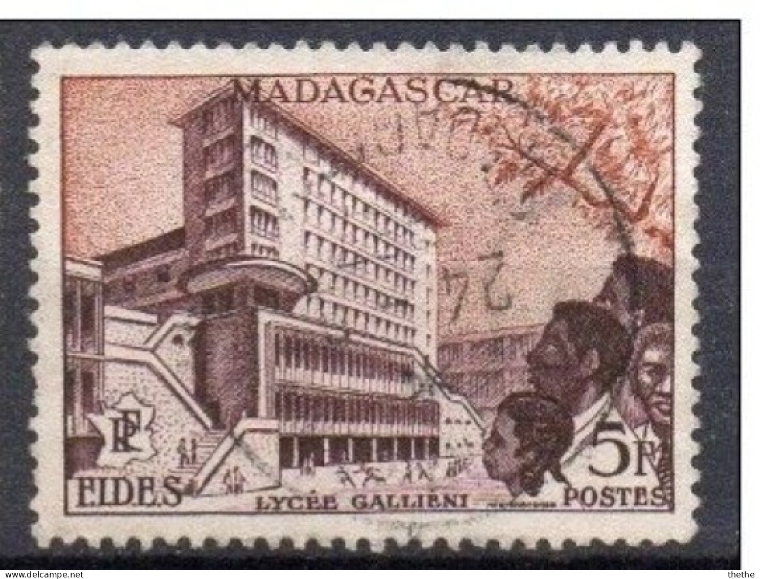 MADAGASCAR - Tananarive : Lycée Gallieni - Used Stamps