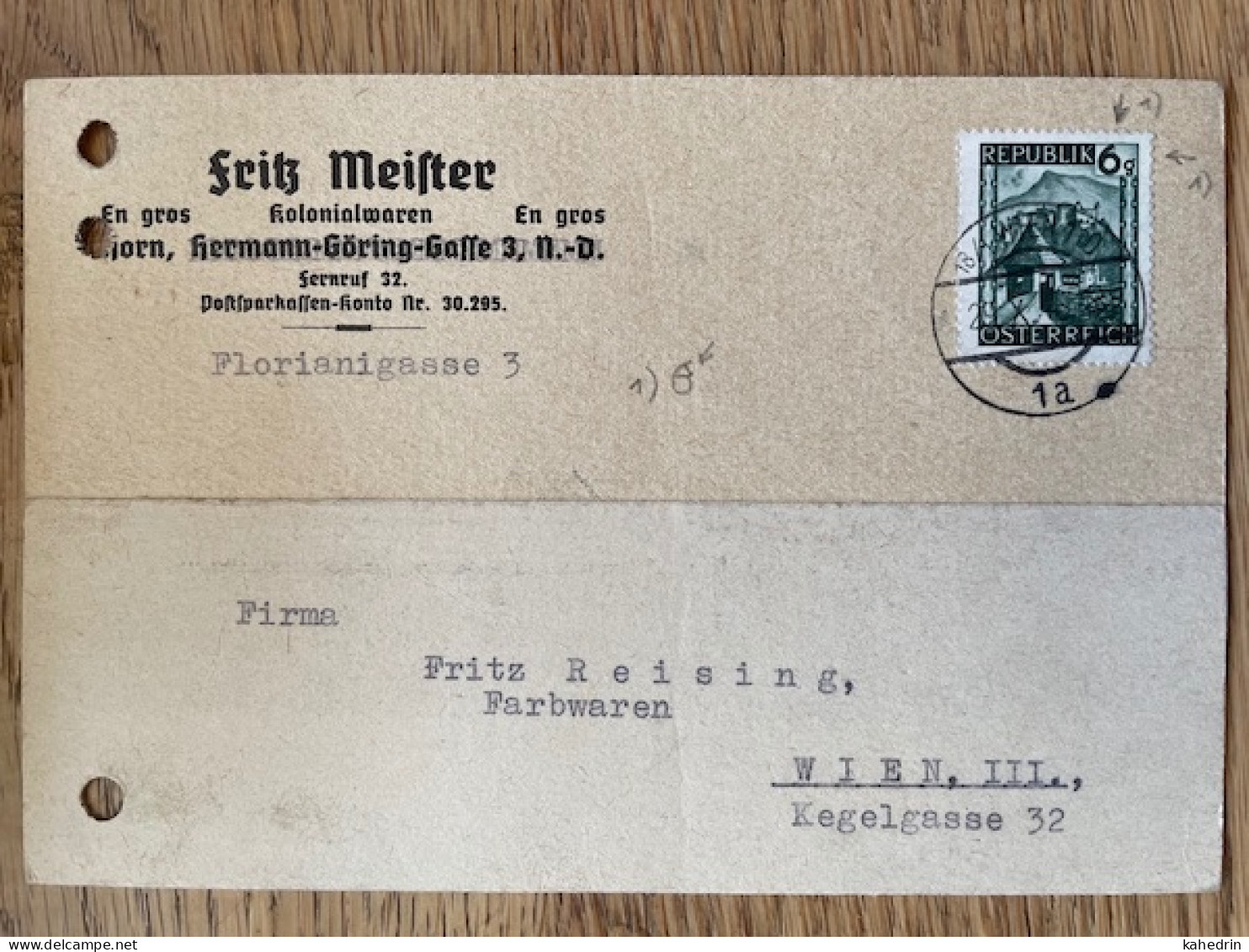 Österreich / Austria 1946, Plattenfehler / Druckzufälligkeit Mi. # 741: Strich Bij Der 6 - Variétés & Curiosités