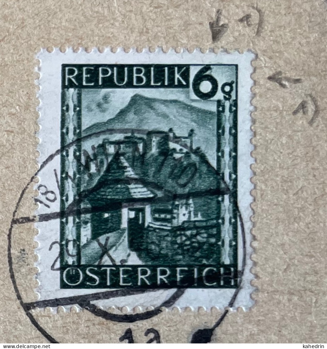 Österreich / Austria 1946, Plattenfehler / Druckzufälligkeit Mi. # 741: Strich Bij Der 6 - Variétés & Curiosités