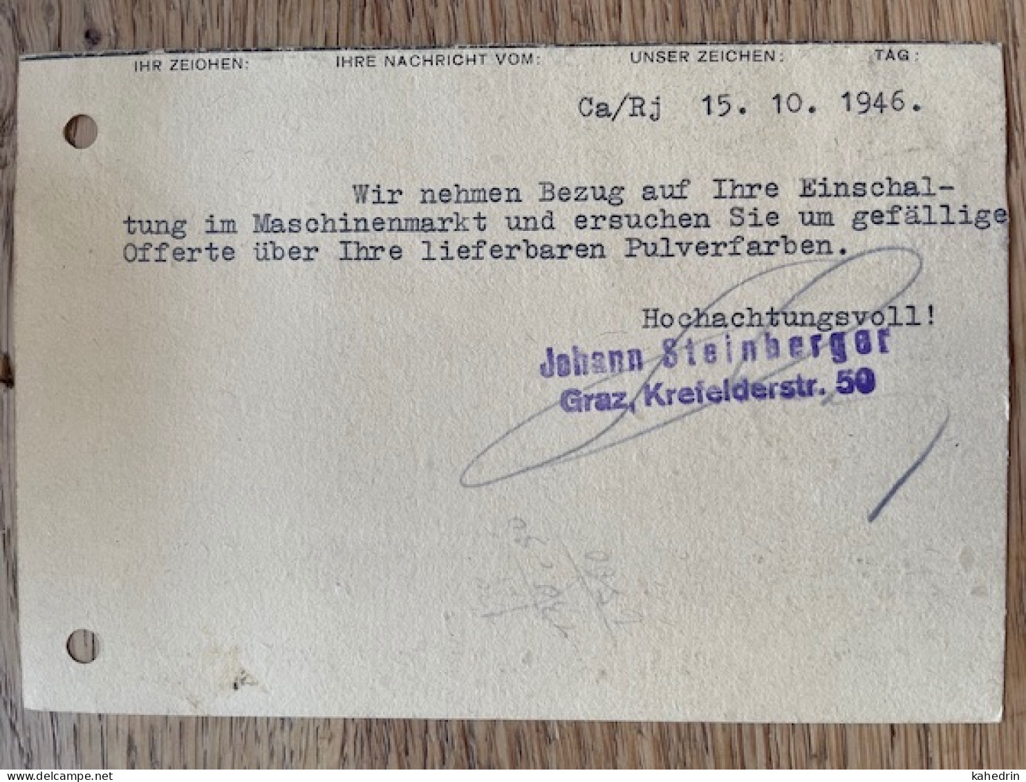 Österreich / Austria 1946, Plattenfehler / Druckzufälligkeit Mi. # 741: Senkrechter Strich Von 'K' Bis Dach - Varietà & Curiosità